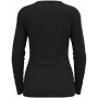 Odlo BL TOP crew neck l/s MERINO 200 naiste T-särk, suurus S, must