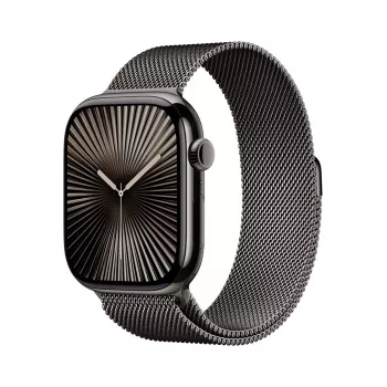 Nutikell Apple Watch Series 10 GPS + Cellular 46mm Slate titaankorpusega ja Slate Milanese Loop randmega - S/M