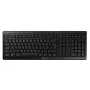 Juhtmeta klaviatuur CHERRY STREAM klaviatuur WIRELESS QWERTY Must