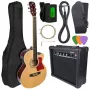 V-TONE EAG SET NT - komplekt (4/4 elektroakustiline kitarr, naturaalne + võimendi)