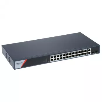 Hallatav kommutaator Hikvision DS-3E1512HP-SI-8P2T2F Gigabit Ethernet 26 porti PoE