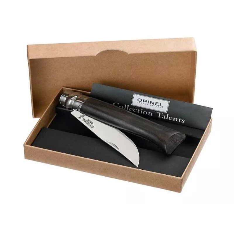 Liugliitega nuga Opinel N°08 Collector Must tera pikkus 8,5 cm