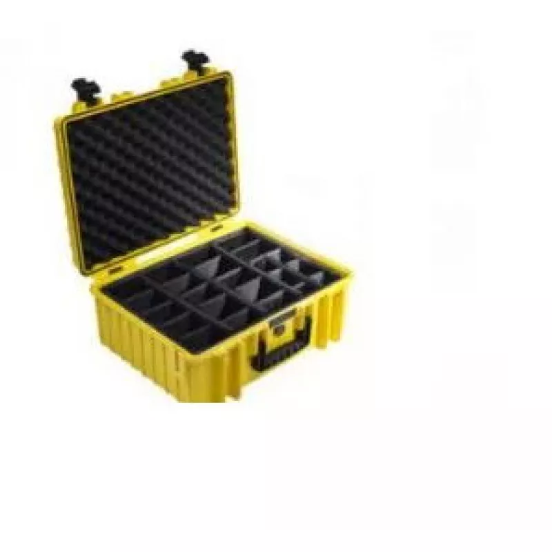 B&W Cases Type 6000 portfell kollane vaht 3,95 kg