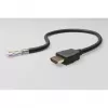 Goobay HDMI 2.0 90° nurga all kaabel Ethernetiga 4K 60Hz 5 m Must