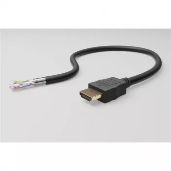 Goobay HDMI 2.0 90° nurga all kaabel Ethernetiga 4K 60Hz 5 m Must