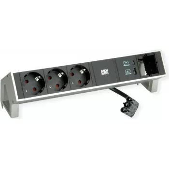 BACHMANN DESK 2 3x CEE7/3 1xUSB-laadija 1x CM (902.9964)
