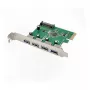PCIe USB 3.0 kaart Inateck KTU3FR-4P — 4 USB 3.0 porti, 15-kontaktiline SATA toide