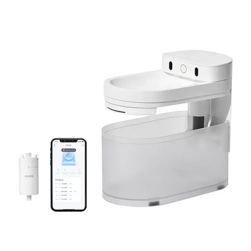 Kassipurskkaev Catlink Pure 3 CL-WB-02 valge filtratsioonisüsteemi ja reguleeritava veevooluga