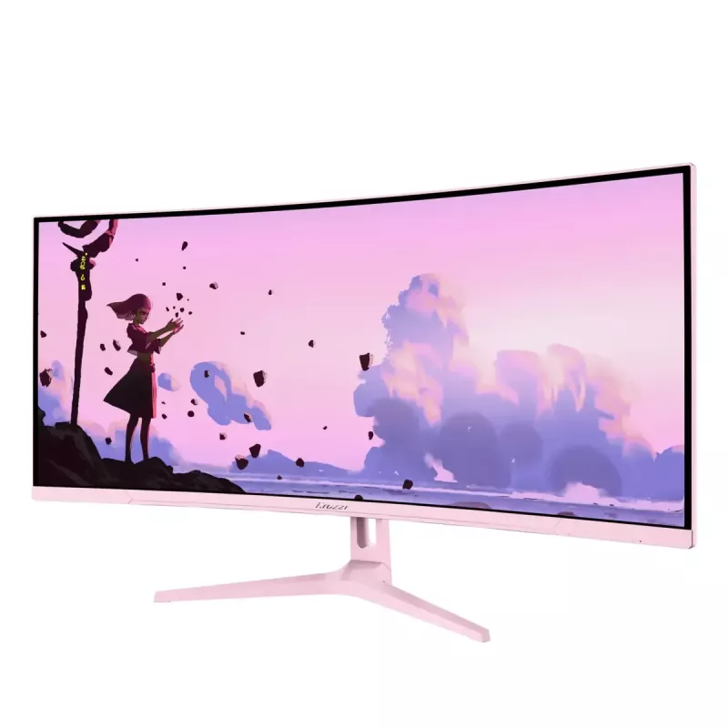 Kumer arvutimonitor Arozzi Nova 34 tolli (86,4 cm) 3440×1440 21:9 LED 1 ms Roosa