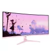Kumer arvutimonitor Arozzi Nova 34 tolli (86,4 cm) 3440×1440 21:9 LED 1 ms Roosa