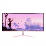 Kumer arvutimonitor Arozzi Nova 34 tolli (86,4 cm) 3440×1440 21:9 LED 1 ms Roosa