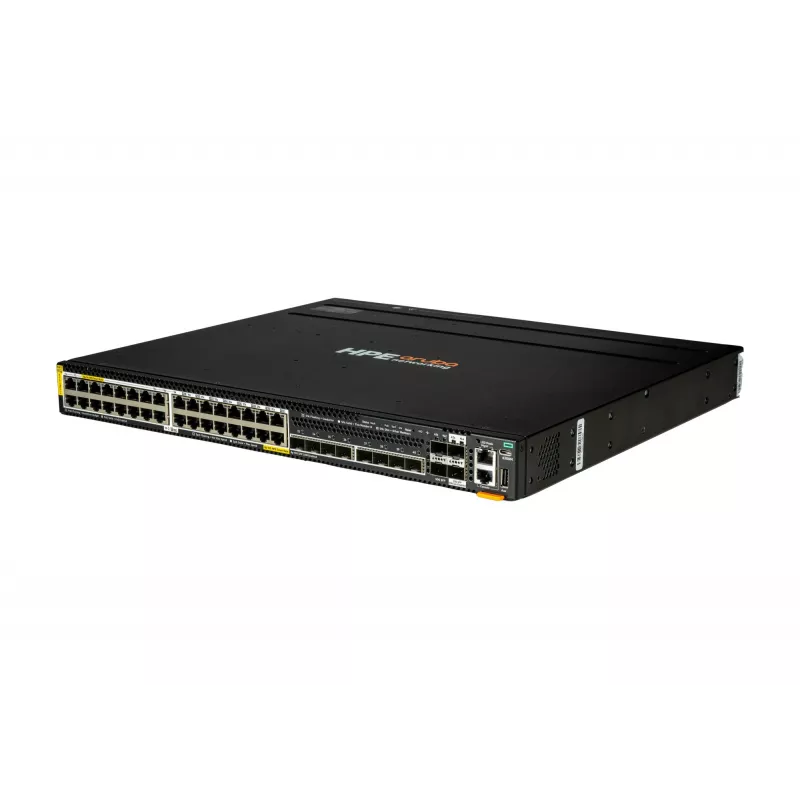 HPE Aruba Networking CX 6300M 32p SmtRt 5G CL8 8p SFP+ 10G LRM 2p SFP56 50G 2p SFP28 25G MACsec lüliti