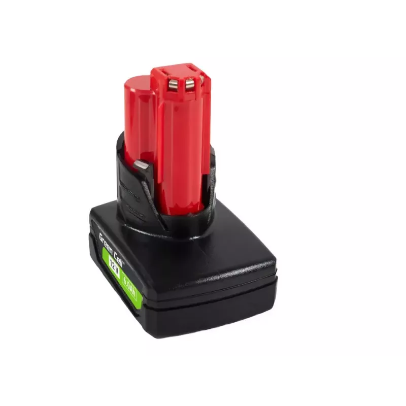 Juhtmeta tööriista aku Green Cell PTML12V6 12V Li-Ion 6 Ah, mõõtmed 6,6×9×11,1 cm