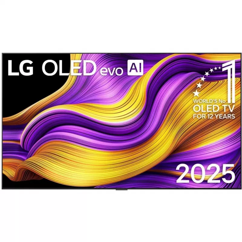 OLED77G57LW evo TV, OLED-teler 194.7 cm (77 tolli), hõbe/must, UltraHD/4K, Triple Tuner, HDR, 120 Hz paneel