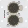 Pistikupesa 2 x XLR Kindermann 7444000579