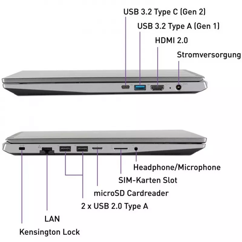TERRA MOBILE 1500P R5-7430U W11P - klaviatuuri paigutus võib olla saksa