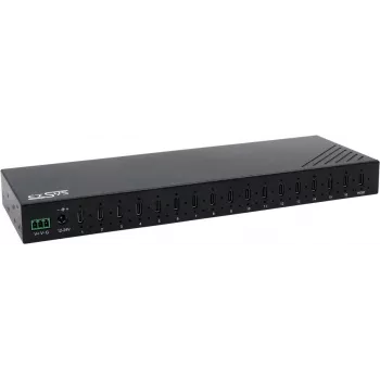 USB-jaotur Exsys EX-12276HMS — 16-pordiline USB 3.2 Gen 2 jaotur 16 USB-C-pordiga