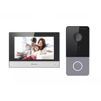 Video valjuhääldisüsteem Hikvision DS-KIS603-P(C)/EU 2 MP 7 tolli LCD