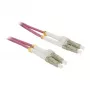 Synergy 21 7,5m OM4 LC - LC - 7,5 m - OM4 - LC - LC - Mees/Mees - Violetne