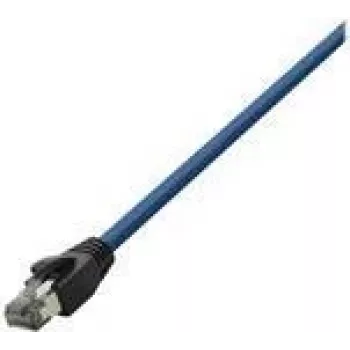Logilink – paigakaabel – RJ-45 (M) RJ-45 (M) – 15 m – SFTP, PiMF – CAT 8.1 – halogeenivaba, valatud, ümmargune, takerdumisvastane – sinine (CQ8106S)