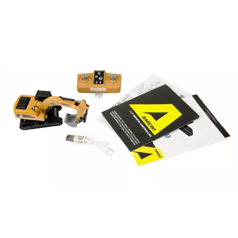 Ekskavaatori RC-mudel Amewi 22747 mõõtkavas 1:64, elektrimootoriga, alates 6. eluaastast