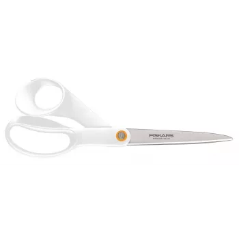 Fiskars F061200487 kontori- ja meisterduskäärid, sirge lõige, roostevaba teras, valge