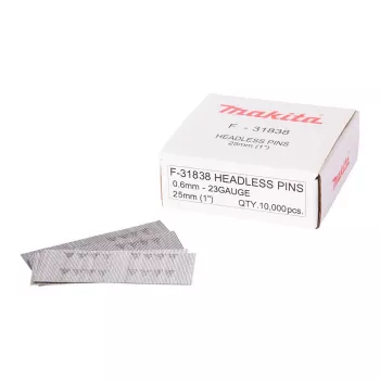 Makita F-31838 tsingitud naelad, 0,6 x 25 mm, 23 Ga, 10000 tk