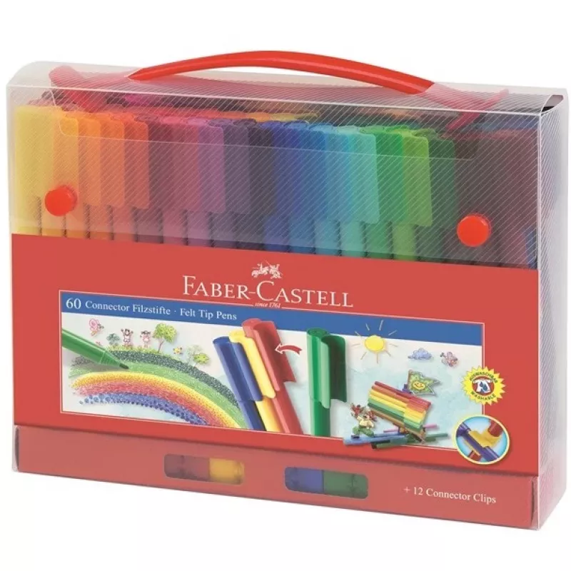 Värvimarker Faber-Castell 155560 mitmevärviline 60 tk