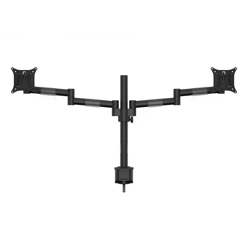 Multibrackets M VESA lauahoidik Officeline Dual must klamber/läbipoltimine 16 kg 15-30 tolli