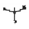 Multibrackets M VESA lauahoidik Officeline Dual must klamber/läbipoltimine 16 kg 15-30 tolli