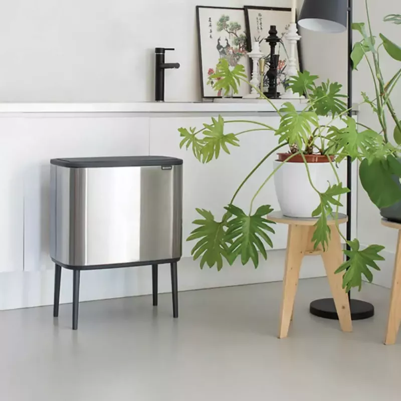 Prügikast Brabantia 316227 34L ristkülikukujuline plastikust terasest