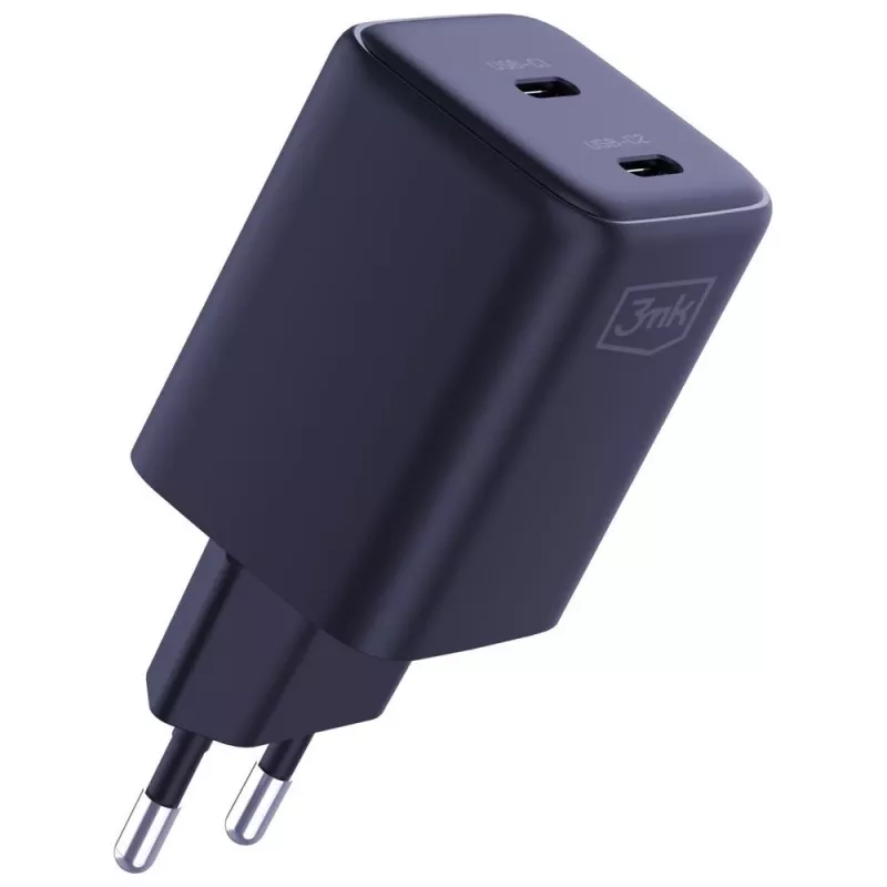 3MK Charger Hyper Charger PD 45W GaN QC4+ PPS — 45W USB-C PD GaN kiirlaadija