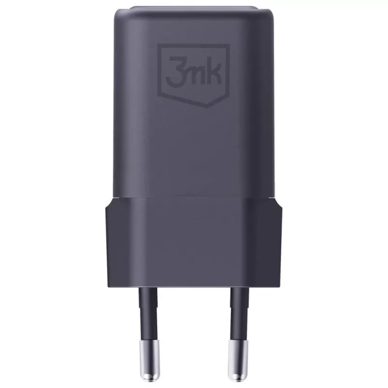 Laadija 3MK Hyper Charger PD 33W GaN QC4+ must — 33W PD kiirlaadija GaN-tehnoloogiaga
