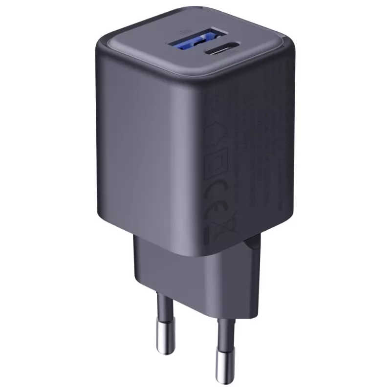 Laadija 3MK Hyper Charger PD 33W GaN QC4+ must — 33W PD kiirlaadija GaN-tehnoloogiaga