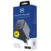 Laadija 3MK Hyper Charger PD 33W GaN QC4+ must — 33W PD kiirlaadija GaN-tehnoloogiaga