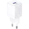 Seinalaadija 3MK Hyper Charger PD 33W GaN QC4+ valge — USB‑C PD 33W, GaN, Quick Charge 4+