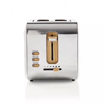 Röster Nedis KABT510EWT — 2 viilu, roostevabast terasest korpus, 900 W, valge