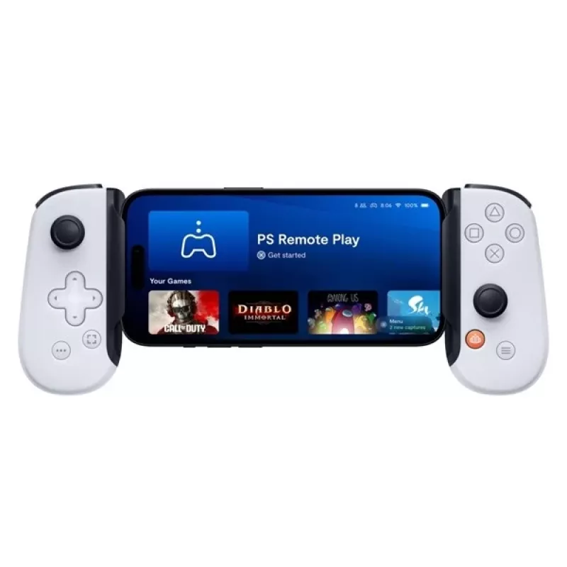 Gamepad Backbone One iPhone'ile PlayStation Edition Valge — Lightning-juhtmega mängupult arvutile, PlayStationile, Xboxile ja iOS-ile