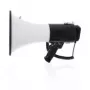 Megafon Nedis MEPH250WT — käsitsi hoitav sireen/PA, 1500 m ulatus, 120 dB, must/valge