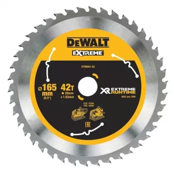DeWALT DT99561-QZ ketassaetera 16,5 cm 1 tk