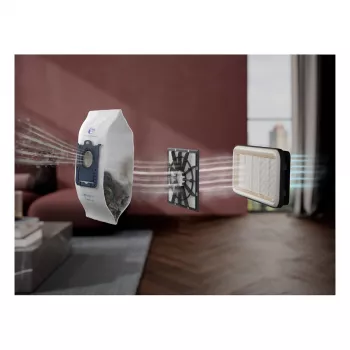 Trummelpuhasti AEG AB51C1DR5B — Kuiv 3 L tolmukott, 750 W, hügieenifilter, punane