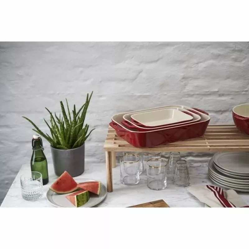 ZWILLING Staub Ceramic ristkülikukujuline küpsetuskomplekt 3 tk, punane, max 300°C