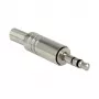 Juhtmepistik DELOCK 65532, 3,5 mm metall, hõbedane