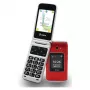 Flip-telefon Olympia VITUS 4G — 2,8-tolline (7,11 cm) LCD, Bluetooth, FM-raadio, 147 g, punane