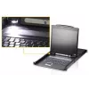 KVM-lüliti ATEN CL1308N 8-pordiline, USB/PS/2 klaviatuur ja hiir, 19-tolline LCD, 1U rack, must
