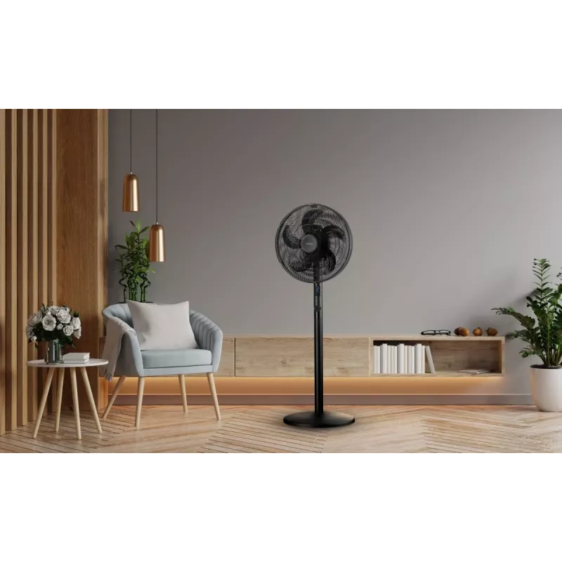 Noveen F535 X-Line 2-ühes seisev- ja lauaventilaator, 40 cm, must