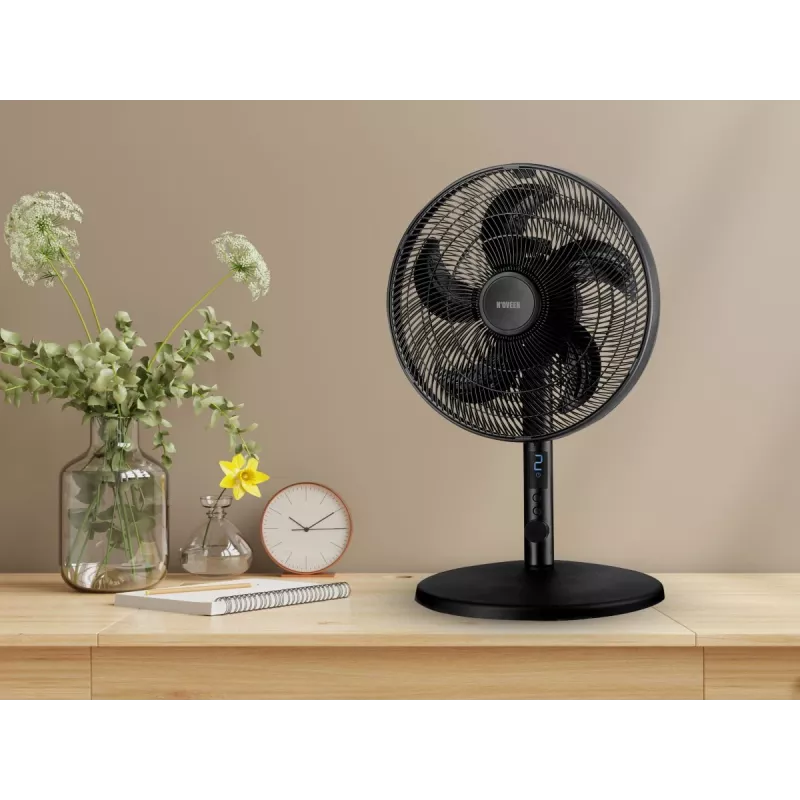 Noveen F535 X-Line 2-ühes seisev- ja lauaventilaator, 40 cm, must
