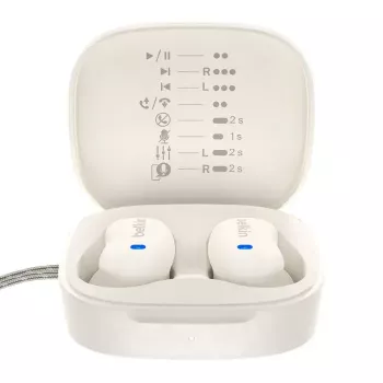 Peakomplekt Belkin SoundForm Anywhere — Kõrvasisene juhtmega ja juhtmevaba (USB-C, Bluetooth), valge, 4 g