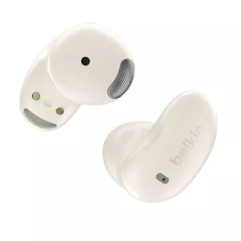 Peakomplekt Belkin SoundForm Anywhere — Kõrvasisene juhtmega ja juhtmevaba (USB-C, Bluetooth), valge, 4 g