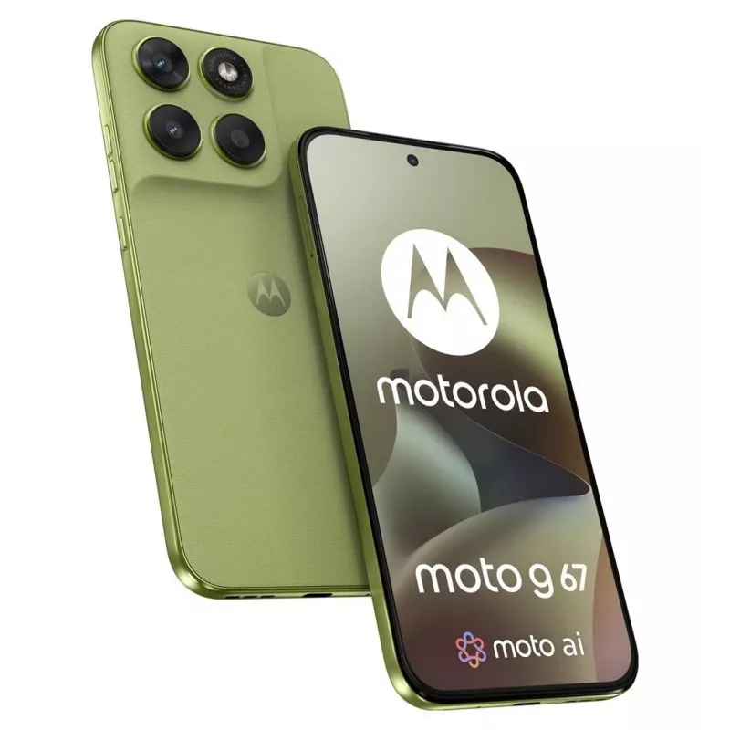 Nutitelefon Motorola G67 5G 8GB/256GB Nile — 6,78-tolline 120 Hz pOLED, Dimensity 6300, 50+8 MP, NFC, IP64